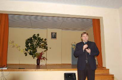 Sveikinimų ir linkėjimų žodžiai- iš Svėdasų šv.Arkangelo Mykolo parapijos klebono kun. Vydo Juškėno lūpų
