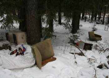 18 - metis anykštėnas atsikratė buities rakandais. Anykščių PK nuotrauka.