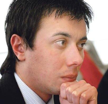 Į jaunąjį politiką Alvydą Žalą dėmesį atkreipė ir Panevėžio žurnalistai. Jono JUNEVIČIAUS nuotr.