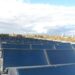 Ant plaukimo baseino stogo sumontuota saulės kolektorių sistema šiuo metu yra didžiausia Lietuvoje. Vytauto BAGDONO nuotr.