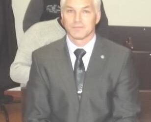 Panevėžio kelių policijos biuro viršininkas Virginijus Mačėnas jam pateiktų kaltinimų nepripažįsta. Autoriaus nuotr.