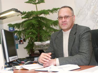 UAB „Anykščių šiluma“ vyriausiasis inžinierius Gintaras Strolia pripažino pažeidimą ir dėl jo gailėjosi. Jono JUNEVIČIAUS nuotr.