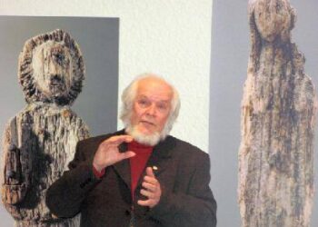 Skulptorius Vladas Vildžiūnas paminklo