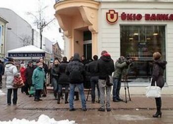 Ūkio bankas visą savaitę nevykdys jokių finansinių operacijų.