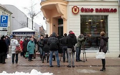 Ūkio bankas visą savaitę nevykdys jokių finansinių operacijų.