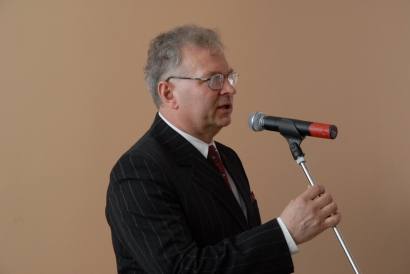 Anykščių ligoninės vyriausiasis gydytojas Dalis Vaiginas stojo chirurgo Giedručio Klimkevičiaus pusėn. Jono JUNEVIČIAUS nuotr.