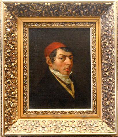 Jonas Rustemas. Autoportretas. 1810 m.