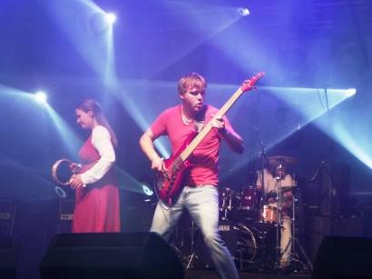 Grupei „Žalvarinis“ geresnį įspūdį paliko Anykščių miesto šventė nei festivalis Rumšiškėse. V. Steniulytės nuotr.