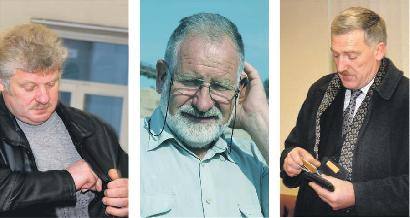 Alvydui Timinskui, Kazimierui Daškevičiui ir Antanui Katlioriui teks atverti pinigines. Jono JUNEVIČIAUS nuotr.