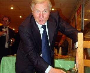 Antanas Gudelis viename iš Vilniaus anykštėnų sambūrio renginių. T. Kontrimavičiaus (VŽM) nuotrauka.