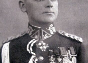 Generalinio štabo pulkininkas Jonas Jackus, 1930-aisiais paskirtas Lietuvos karo mokyklos viršininku. Viliaus Kavaliausko rinkinių nuotrauka.