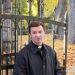 Dalius Tubys prie Biržų bažnyčios šventoriaus vartų. www.birzietis.lt nuotrauka.