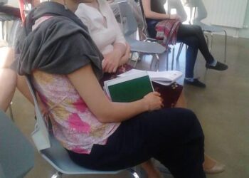 VšĮ „Teistų asmenų reintegracijos pradžia“ direktorė Lina Šarkaitė.dėkojo anykštėnams už aktyvias diskusijas.