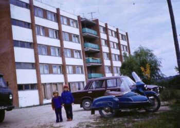 Izidoriaus Girčio fotografijoje - sovietmečio Anykščiai ir žmonės.