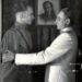 K. Simaška (dešinėje) – saugumo viršininkas V. Michailovo ir L. Samoilovo pjesėje „Slaptasis karas“ Šiaulių dramos teatre 1950 m. Stasio Ivanausko nuotrauka iš Šiaulių viešosios bibliotekos fondų.