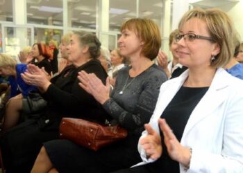 Mokytojai plojo gimnazistams. Autoriaus nuotr.