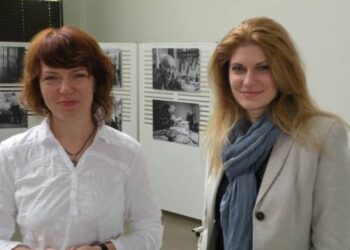 Diskusijos rengėjos iš Lietuvos neįgaliųjų forumo Henrika Varnienė (kairėje) ir Laura Narbutaitė-Bilotienė.