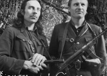 Antras iš kairės - partizanas Albinas Milčiukas –Tigras  straipsnyje cituojamo dienoraščio autorius.