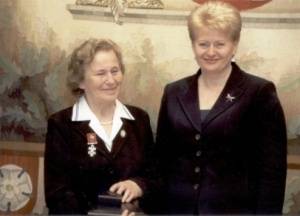 Prima Petrylienė su Prezidente Dalia Grybauskaite.