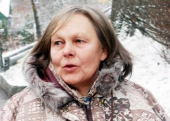 Marijona Fergizienė ragina aktyviau naudotis internetu ir nekirsti medžių.