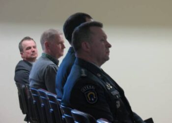 Utenos apskrities vyriausiojo policijos komisariato viršininkas Vytautas Vaiškūnas dėstė, kad pigaus teisingumo nebūna. Vidmanto ŠMIGELSKO nuotr.