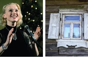 Aktorė Dalia Michelevičiūtė vis grįžta į senelių sodybą, kad pro vaikystės langą pažvelgtų į besikeičiantį Liudiškių kaimą.