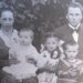 Mokytojų Zofijos ir Jono Mačeikų šeima apie 1939 m. Anykščiuose.