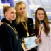 Tituluočiausia Lietuvos plaukikė Rūta Meilutytė Anykščių baseine buvo nepralenkiama - 100 m. krūtine  ji įveikė per 1 min.05,20 sek. ir tapo šalies čempione. Ji aplenkė lietuvę Agnę Šeleikaitę ir Juliją Lemke iš Baltarusijos. Jono JUNEVIČIAUS nuotr.