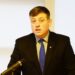 Dainius Žiogelis bei kiti Anykščių socdemai bandė demaskuoti buvusią rajono valdančiąją daugumą. Jono JUNEVIČIAUS nuotr.