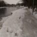 Šventosios upė jau buvo patvinusi sausio pradžioje. Dalis pėsčiųjų tako iki šiol padengta ledu, kuriuo vaikščioti gan pavojinga.