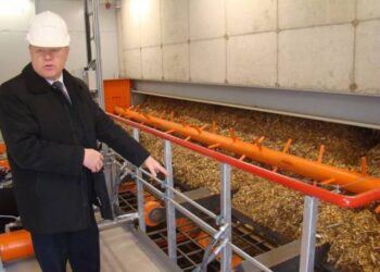 Biokuro katilinė Anykščiuose atidaryta 2015-ųjų spalį.