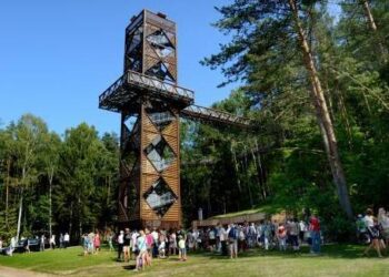 Rugpjūčio mėnesį Medžių lajų takas "atšventė" antrąjį gimtadienį.