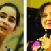 Aktorė, režisierė Birutė Mar ir anykštėnė Faustina Kiaušaitė Šv. Kotrynos bažnyčioje skaitė Šatrijos Raganos kūrybą.