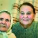 97–uosius gyvenimo metus skaičiuojanti Juzė Juknonienė su dukra Adele. Autoriaus nuotr.