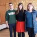Anykštėnai, buvę balninkiečiai - Dovydas Žiogas, jogos trenerė Vaida Zlatkutė ir Daiva Žiogienė. Nuotraukos iš "Facebook".