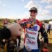 Mickūnų MX parko trasoje sekmadienį kovos Pasaulio motokroso taurės etapo nugalėtojas, iš Anykščių kilęs Arminas Jasikonis.