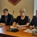 Akimirka iš pasitarimo apie komunalinių atliekų tvarkymą Anykščių rajono savivaldybėje.