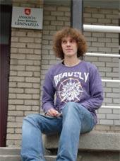 Naujuoju gimnazijos prezidentu tapo Arnoldas Kapleris.