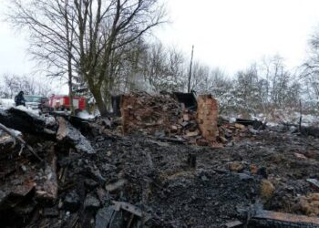 Skiemonių seniūnijoje Vildiškių kaime per gaisrą žuvo 63 metų vyras ir į dešimtą dešimtį įkopusi jo motina.