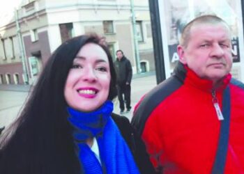 Jonas Buziliauskas ir Evgenia Gnedova kartu ir teatre, ir gyvenime. Asmeninio archyvo nuotr.