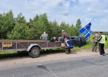 Vėl avarija netoli Svėdasų.