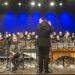 Atlikėjai su instrumentais vos tilpo erdvioje Anykščių kultūros centro scenoje.