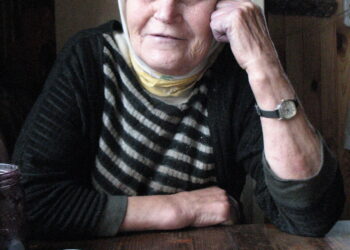 Pernai mirusi ilgametė Andrioniškio bažnyčios varpininkė Damutė Gaižauskienė tądien, kai buvom susitikę, vis patylėdama, susimąstydama kalbėjo apie nelengvą, bet laimingą gyvenimą.