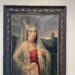 Jono Rimšos paveikslas „Criolla“. Pasak Anykščių koplyčios darbuotojos Dianos Kisielienės, tai labiausiai vyrų akį traukiantis paveikslas parodoje.