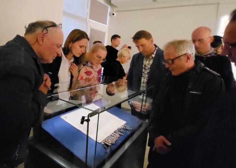 Pasižiūrėti  XIV a. dokumento, kuriame pirmą kartą paminėta Aukštaitija, suvažiavo žmonės iš visos Lietuvos.