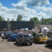 Sovietmečiu buvusios autotransporto įmonės teritorijoje – automobilistų šventė, sulaukusi dalyvių bene iš visos Lietuvos.