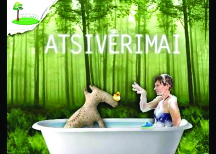 Pirmąjį „Anykščiai – Lietuvos kultūros sostinė“ projektą reklamavo vonioje sėdintys žymūs anykštėnai.