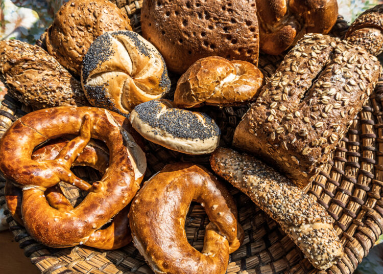 typical german bread - close up - photo