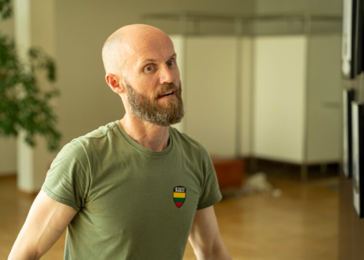 Mindaugas Vaičiulis - iš Anykščių kilęs menininkas. Anykščių kultūros centro nuotraukos.