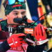 Į taikinius biatlonininkas Vytautas Strolia taikosi sulaikęs kvėpavimą.